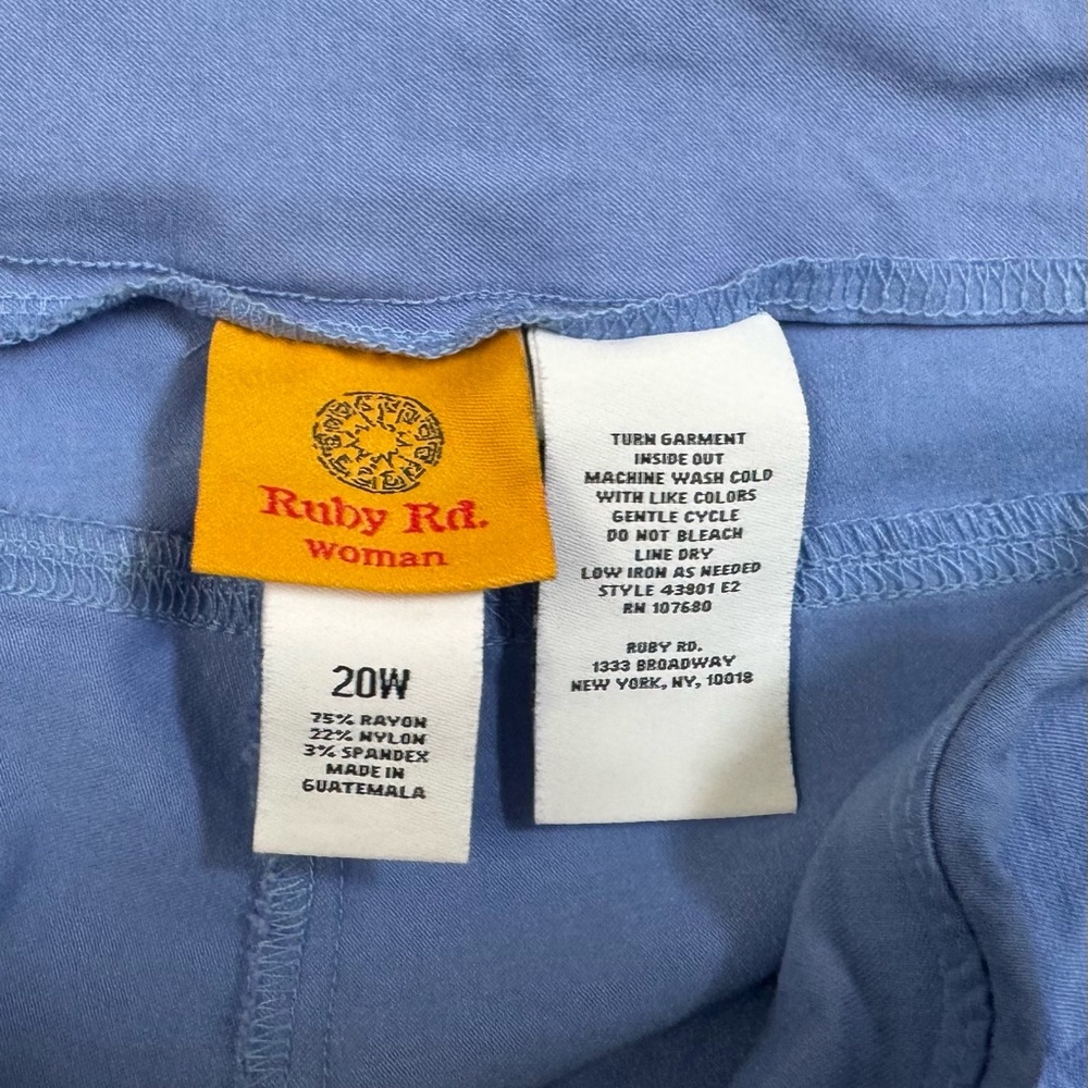 Ruby Rd. Women's Periwinkle Capris/Clamdiggers Wi… - image 7